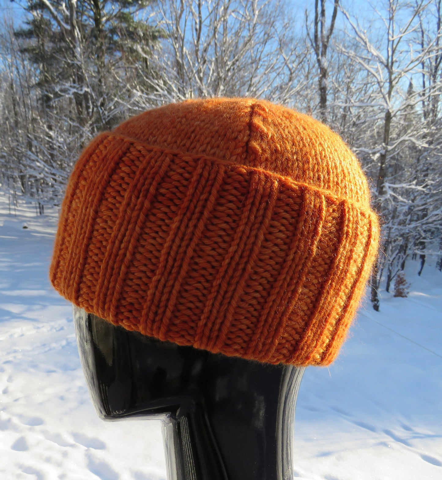 HAT - Fisherman/Fisherwoman in Organic Merino in Amber