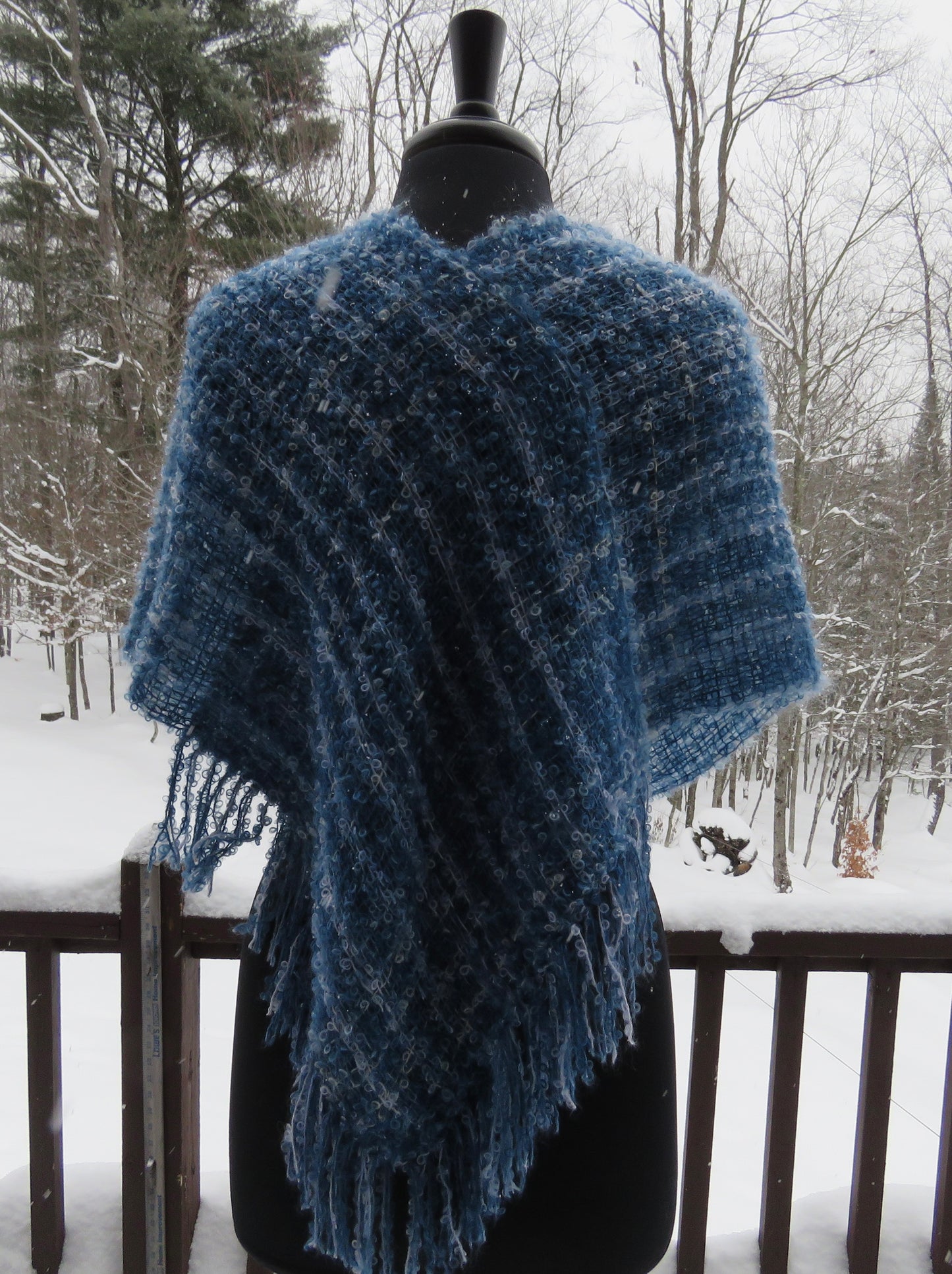 Shawls - Möbius Shawl- Wedgwood