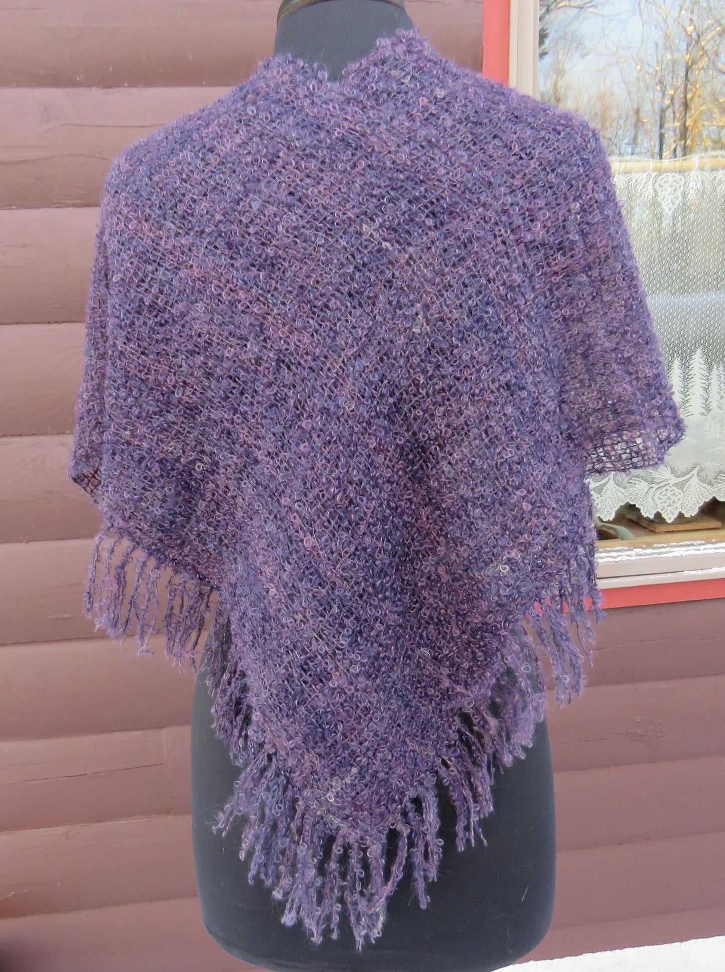 Shawls - Möbius Shawl- Periwinkle