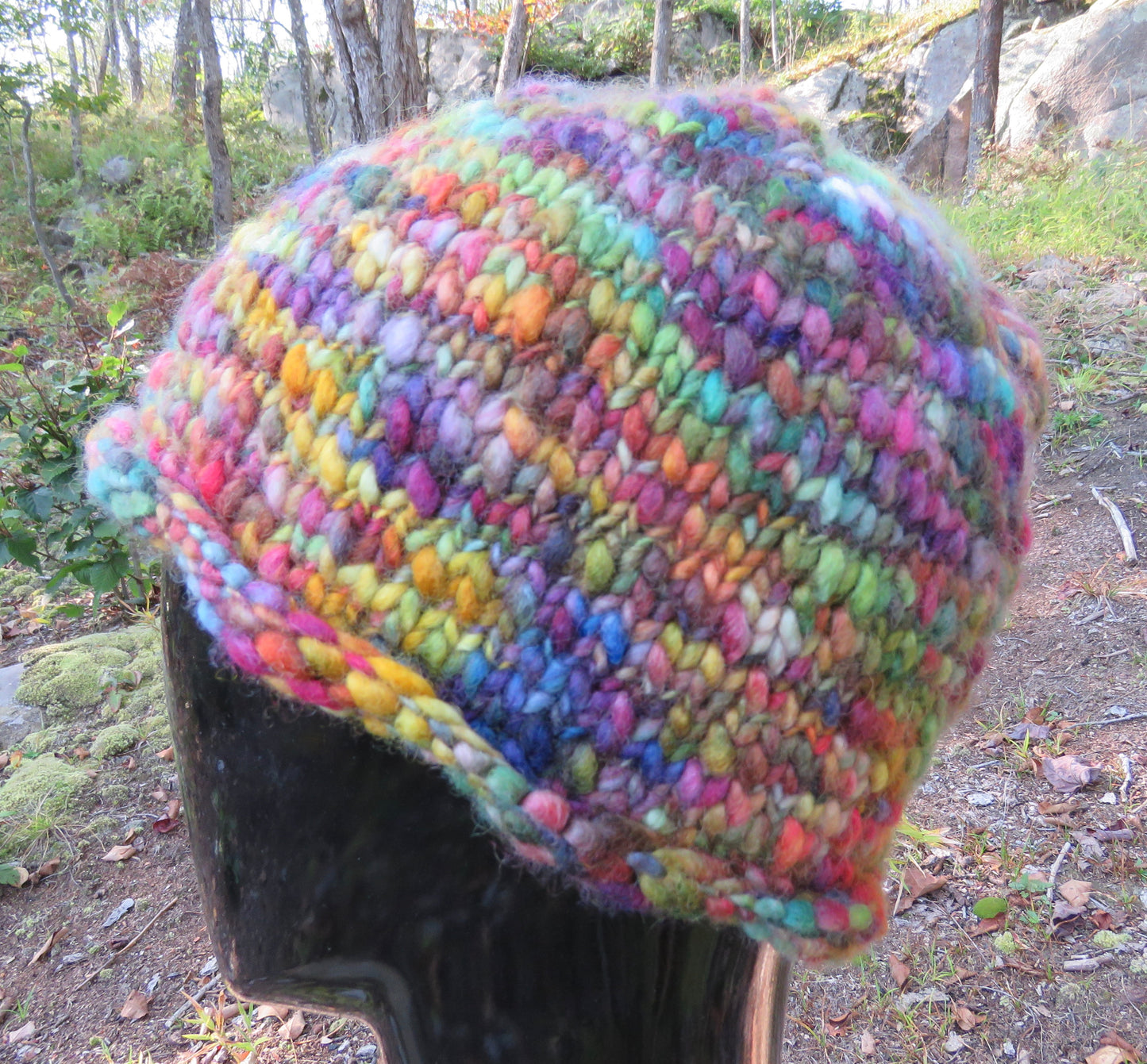 HAT - Cozy Rolled Brim in Marbles