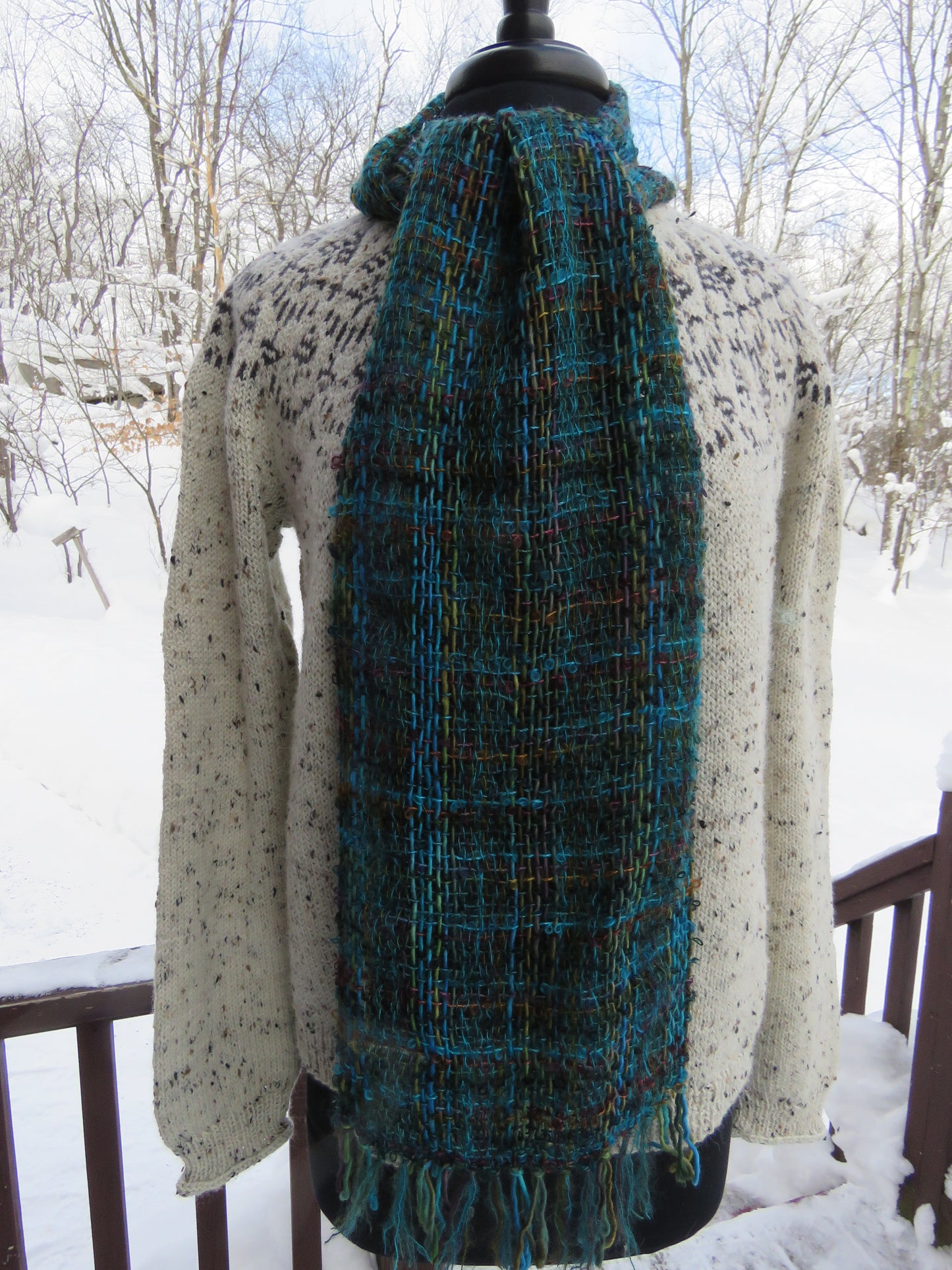 Scarf - Peacock 24