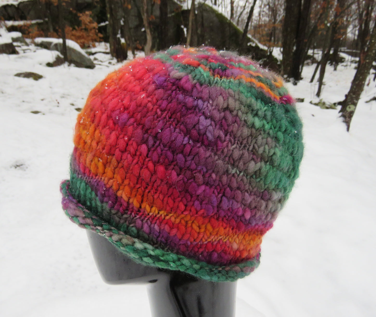 HAT - Cozy Rolled Brim in Mood Ring