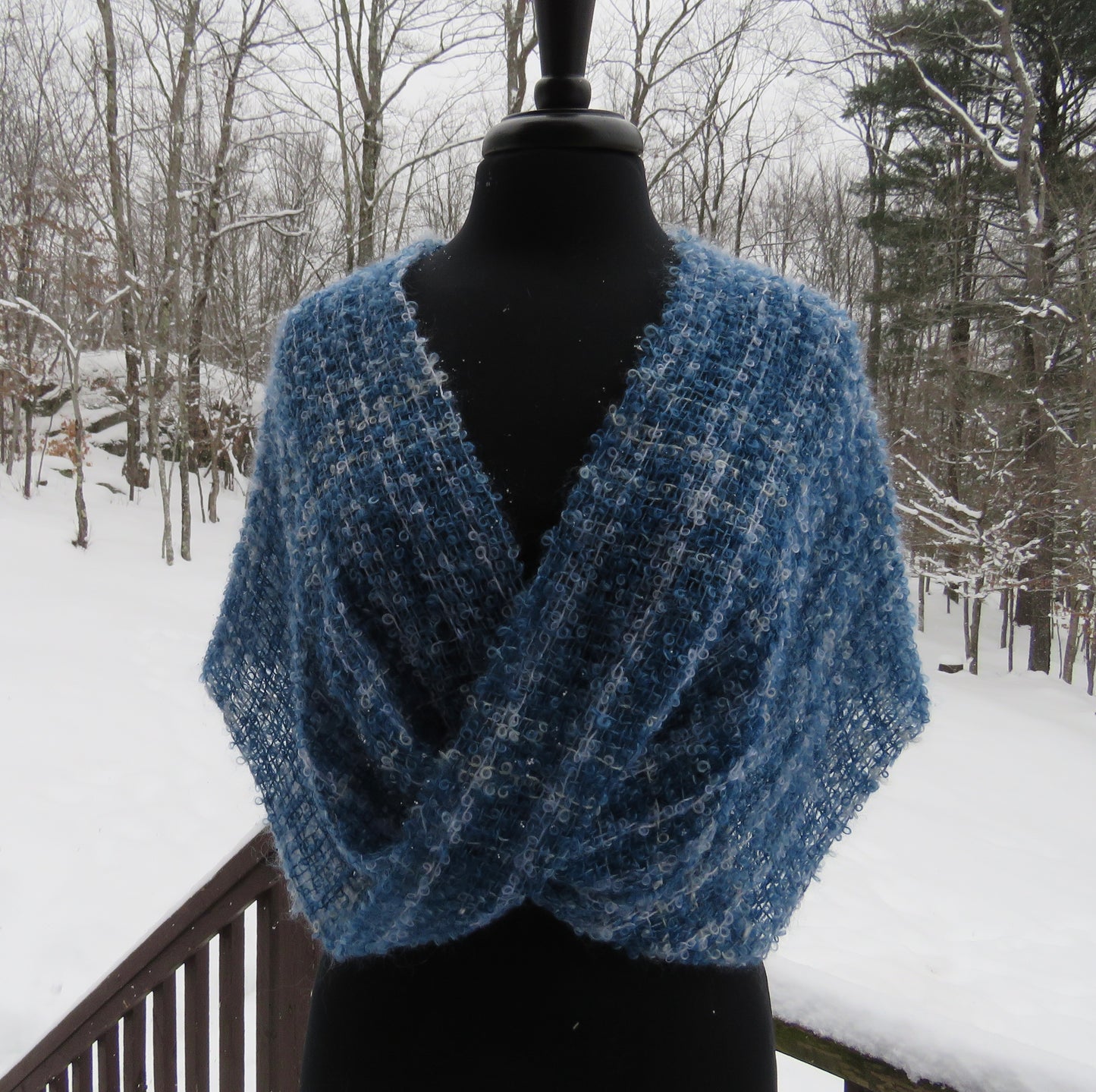 Shawls - Möbius  Shawl- Wedgwood