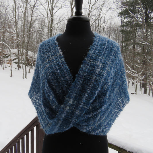 Shawls - Möbius  Shawl- Wedgwood