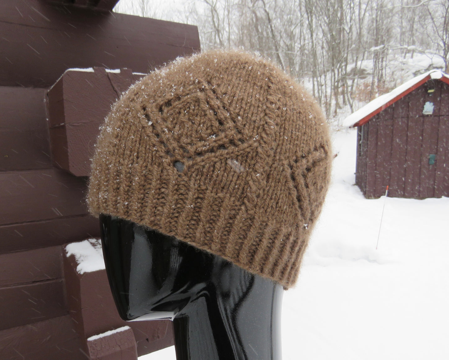 HAT - Diamond Lace Qiviut Hat