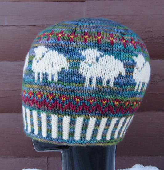 HAT - Sheep, Sheep, Sheep  in Wintersleep & White (A)