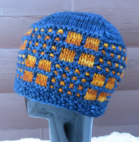 HAT - Honeycomb in Colonial Blue (A)